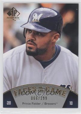 2009 SP Authentic - [Base] - Gold #196 - Prince Fielder /299