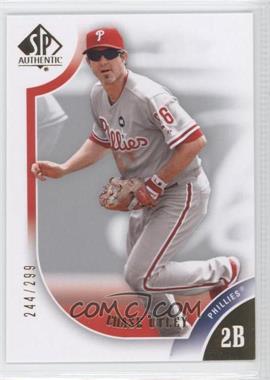 2009 SP Authentic - [Base] - Gold #26 - Chase Utley /299