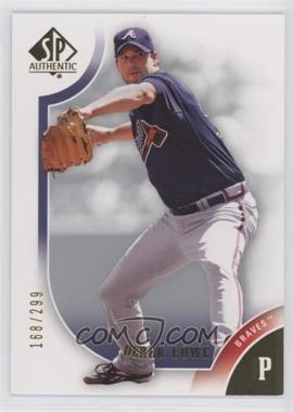 2009 SP Authentic - [Base] - Gold #76 - Derek Lowe /299