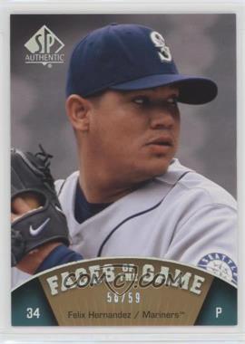 2009 SP Authentic - [Base] - Silver #185 - Felix Hernandez /59