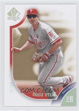 2009 SP Authentic - [Base] - Silver #26 - Chase Utley /59
