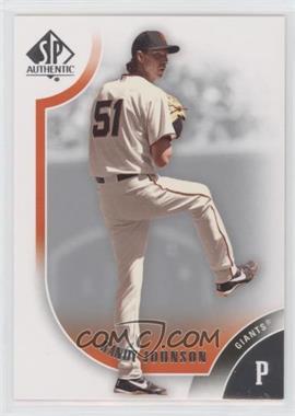 2009 SP Authentic - [Base] #65 - Randy Johnson