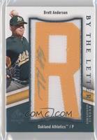 Brett Anderson (Letter R) #/100