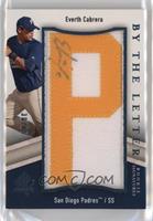 Everth Cabrera (Letter P) #/65