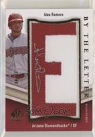 Alex Romero (Letter E) #/40