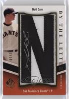 Matt Cain (Letter N) #/50