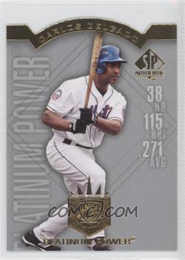 2009 SP Authentic - Platinum Power #PP-9 - Carlos Delgado