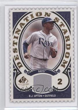 2009 SP Legendary Cuts - Destination Stardom Memorabilia #DSM-BU - B.J. Upton