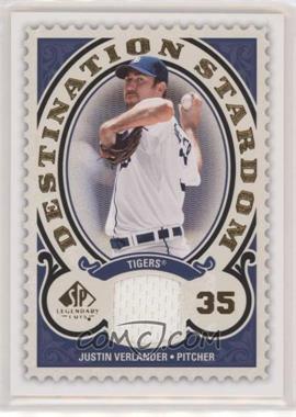 2009 SP Legendary Cuts - Destination Stardom Memorabilia #DSM-JV - Justin Verlander