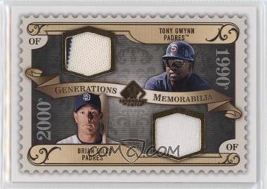 2009 SP Legendary Cuts - Generations Memorabilia #GM-GG - Tony Gwynn, Brian Giles [EX to NM]