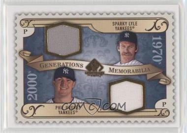 2009 SP Legendary Cuts - Generations Memorabilia #GM-LH - Sparky Lyle, Phil Hughes