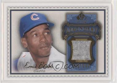 2009 SP Legendary Cuts - Legendary Memorabilia - Blue #LM-EB2 - Ernie Banks /100