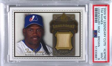 2009 SP Legendary Cuts - Legendary Memorabilia - Brown #LM-TR2 - Tim Raines /50 [PSA 9 MINT]