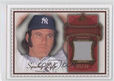 2009 SP Legendary Cuts - Legendary Memorabilia - Red #LM-SL - Sparky Lyle /75