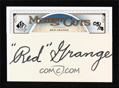 2009 SP Legendary Cuts - Mystery Cuts #LC-REGR - Red Grange /18