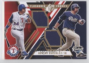 2009 SPx - Flashback Fabrics #FF-AG - Adrian Gonzalez