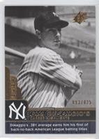 Joe DiMaggio #/425