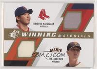 Daisuke Matsuzaka, Tim Lincecum [EX to NM]