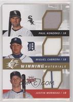 Paul Konerko, Miguel Cabrera, Justin Morneau