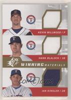 Ian Kinsler, Hank Blalock, Kevin Millwood