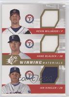 Ian Kinsler, Hank Blalock, Kevin Millwood