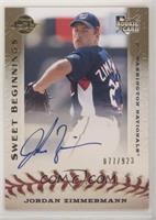 Sweet Beginnings - Jordan Zimmermann #/699