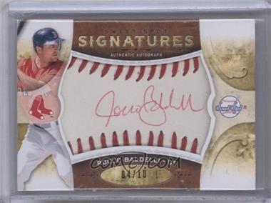 2009 Sweet Spot - Signatures - White Ball Red Stitch Red Ink #S-RB - Rocco Baldelli /10