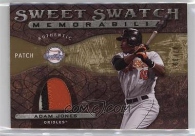 2009 Sweet Spot - Sweet Swatch Memorabilia - Patch #SS-AJ - Adam Jones /30