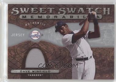 2009 Sweet Spot - Sweet Swatch Memorabilia #SS-DW - Dave Winfield