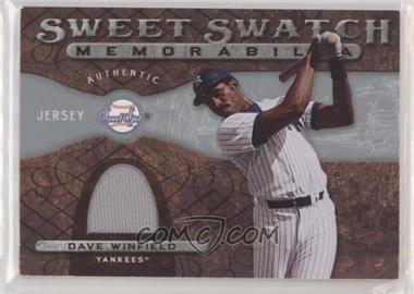 2009 Sweet Spot - Sweet Swatch Memorabilia #SS-DW - Dave Winfield