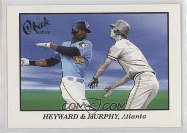 2009 TRISTAR Obak - [Base] - Black #103 - Dale Murphy, Jason Heyward /50