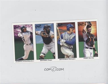 2009 TRISTAR Obak - T212 Minis Strips #12-15 - Austin Jackson, Jesus Montero, Mike Moustakas, Buster Posey /3600