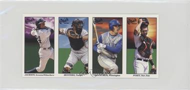 2009 TRISTAR Obak - T212 Minis Strips #12-15 - Austin Jackson, Jesus Montero, Mike Moustakas, Buster Posey /3600