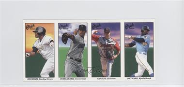 2009 TRISTAR Obak - T212 Minis Strips #8-11 - Tommy Hanson, Jason Heyward, Tim Beckham, Madison Bumgarner /3600