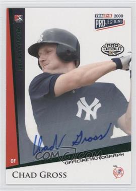 2009 TRISTAR PROjections - [Base] - Green Autographs #157 - Chad Gross /50