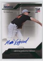 Matthew Hobgood (Black Background, Circle around Card Number) #/25