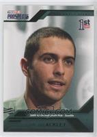 Dustin Ackley (Portrait, Square around Card Number) #/25