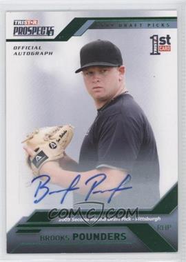 2009 TRISTAR Prospects Plus - [Base] - Green #42 - Brooks Pounders /25