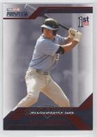 Dustin Ackley (Navy Background, Circle around Card Number) #/5