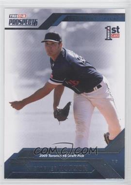 2009 TRISTAR Prospects Plus - [Base] #63 - Kristopher Hobson