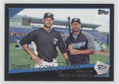 2009 Topps - [Base] - Black #361 - Classic Combos Checklist - Power Jays (Rios & Wells) /58