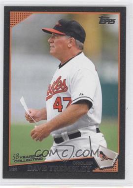 2009 Topps - [Base] - Black #407 - Dave Trembley /58