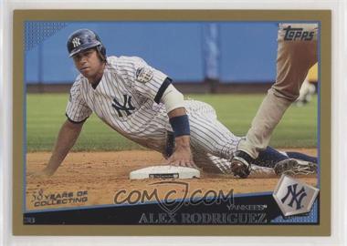 2009 Topps - [Base] - Gold #1 - Alex Rodriguez /2009