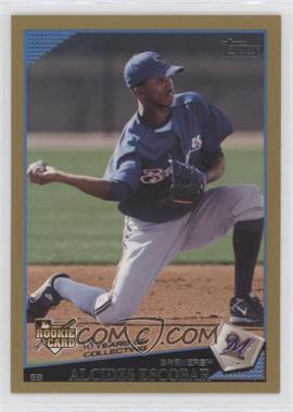 2009 Topps - [Base] - Gold #108 - Alcides Escobar /2009