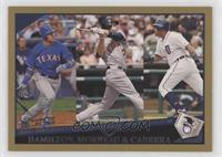 League Leaders - Josh Hamilton, Justin Morneau, Miguel Cabrera #/2,009