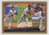 League Leaders - Tim Lincecum, Dan Haren, Johan Santana #/2,009