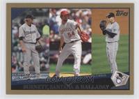 League Leaders - A.J. Burnett, Ervin Santana, Roy Halladay #/2,009