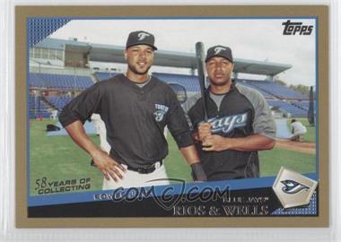 2009 Topps - [Base] - Gold #361 - Classic Combos Checklist - Power Jays (Rios & Wells) /2009