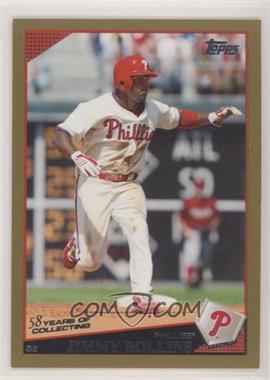 2009 Topps - [Base] - Gold #525 - Jimmy Rollins /2009 [EX to NM]