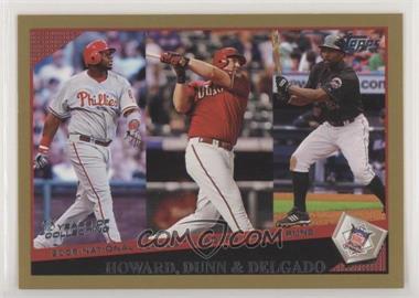 2009 Topps - [Base] - Gold #81 - League Leaders - Ryan Howard, Adam Dunn, Carlos Delgado /2009